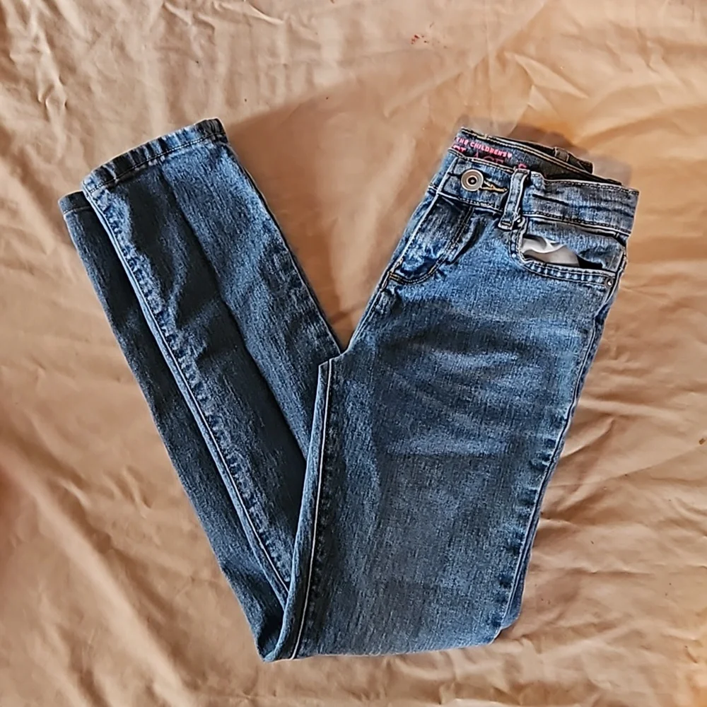 The Childrens' Place Skinny Blue Denim Jeans - Picture 2 of 5